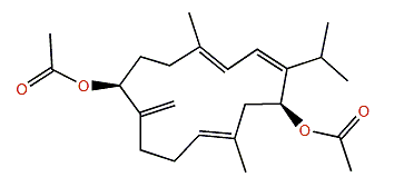 Sarcophytol H diacetate